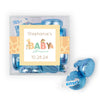 Personalized Baby Shower Safari Snuggles Favor Cube with Hershey's Kisses