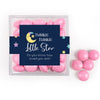 Personalized Baby Shower Little Star JUST CANDY® favor cube with Just Candy Milk Chocolate Minis