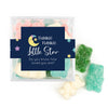 Personalized Baby Shower Only Little Star Favor Cube with Sanded Gummy Bears