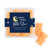 Personalized Baby Shower Only Little Star Favor Cube with Sanded Gummy Bears