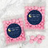 Personalized Baby Shower Little Star Candy Bags with Just Candy Milk Chocolate Gems