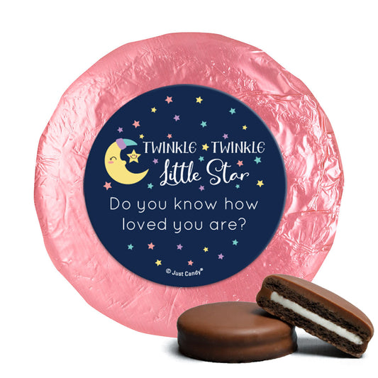 Personalized Little Star Baby Shower Milk Chocolate Covered Oreos