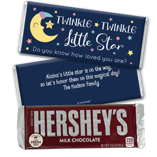 Baby Shower Personalized Hershey's Milk Chocolate Bar Little Star