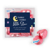 Personalized Baby Shower Little Star Favor Cube with Hershey's Kisses