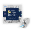 Personalized Baby Shower Little Star Favor Cube with Hershey's Kisses