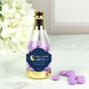 Personalized Baby Shower Little Star Champagne Bottle with Milk Chocolate Minis