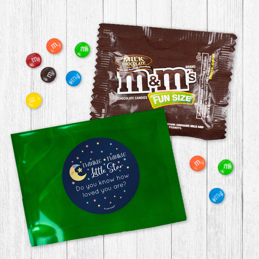 Personalized Baby Shower Little Star Milk Chocolate M&Ms