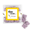 Personalized Baby Shower Mama to Bee Favor Cube with Sanded Gummy Bears