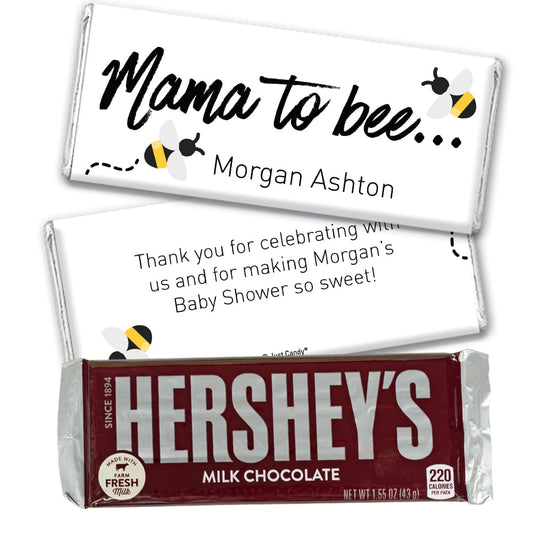 Baby Shower Personalized Hershey's Milk Chocolate Bar Mama to Bee