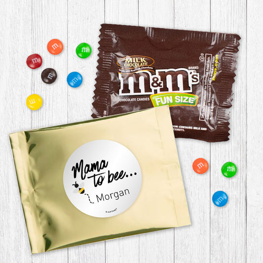 Personalized Baby Shower Mama to Bee Milk Chocolate M&Ms