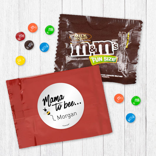 Personalized Baby Shower Mama to Bee Milk Chocolate M&Ms