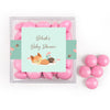 Personalized Baby Shower Woodland Buddies Favor Cube with Milk Chocolate Minis