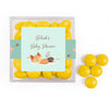 Personalized Baby Shower Woodland Buddies Favor Cube with Milk Chocolate Minis