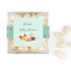 Personalized Baby Shower Woodland Buddies JUST CANDY® favor cube with Jelly Beans