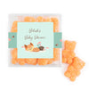 Personalized Baby Shower Woodland Buddies Favor Cube with Gummy Bears