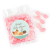 Personalized Baby Shower Woodland Buddies Candy Bags with Jelly Beans