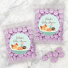 Personalized Baby Shower Woodland Buddies Candy Bags with Just Candy Milk Chocolate Gems