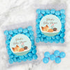 Personalized Baby Shower Woodland Buddies Candy Bags with Just Candy Milk Chocolate Gems