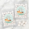 Personalized Baby Shower Woodland Buddies Candy Bags with Just Candy Milk Chocolate Gems