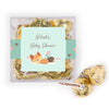 Personalized Baby Shower Woodland Buddies Favor Cube with Hershey's Kisses