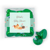 Personalized Baby Shower Woodland Buddies Favor Cube with Hershey's Kisses