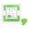 Personalized Baby Shower Elephant Favor Cube with Jelly Belly Jelly Beans