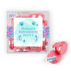 Personalized Baby Shower Mermaid Favor Cube with Hershey's Kisses