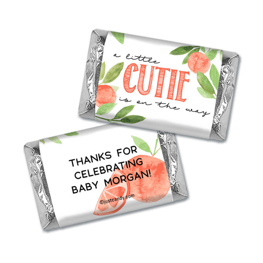 Personalized Citrus Cutie Baby Shower Hershey's Miniatures