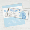 Personalized Elephant Hearts Baby Shower Chocolate Bar Wrappers