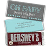 Personalized Oh Baby With Hearts Hershey's Milk Chocolate Bar