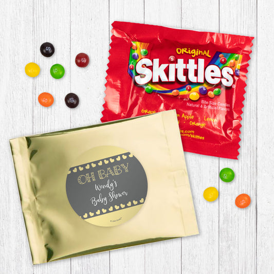 Personalized Baby Shower Oh Baby Skittles