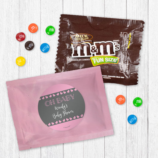 Personalized Baby Shower Oh Baby Milk Chocolate M&Ms