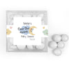 Personalized Baby Shower Over the Moon Favor Cube with Milk Chocolate Minis