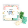 Personalized Baby Shower Over the Moon Favor Cube with Gummy Bears