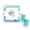 Personalized Baby Shower Over the Moon Favor Cube with Gummy Bears