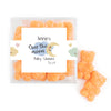 Personalized Baby Shower Over the Moon Favor Cube with Gummy Bears