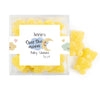 Personalized Baby Shower Over the Moon Favor Cube with Gummy Bears