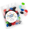 Personalized Baby Shower Over the Moon Candy Bags with Jelly Beans