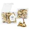 Baby Shower Over the Moon Clear Gift Box with Sticker - Approx. 16 Hershey's Kisses