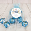 Personalized Baby Shower Over the Moon Lindt Truffle Organza Bag