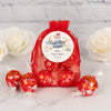 Personalized Baby Shower Over the Moon Lindt Truffle Organza Bag