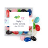 Personalized Baby Shower Whale JUST CANDY® favor cube with Jelly Beans