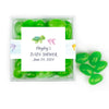 Personalized Baby Shower Whale JUST CANDY® favor cube with Jelly Beans