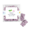 Personalized Baby Shower Whale Favor Cube with Gummy Bears