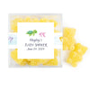 Personalized Baby Shower Whale Favor Cube with Gummy Bears