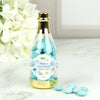 Personalized Baby Shower Whale Champagne Bottle with Milk Chocolate Minis