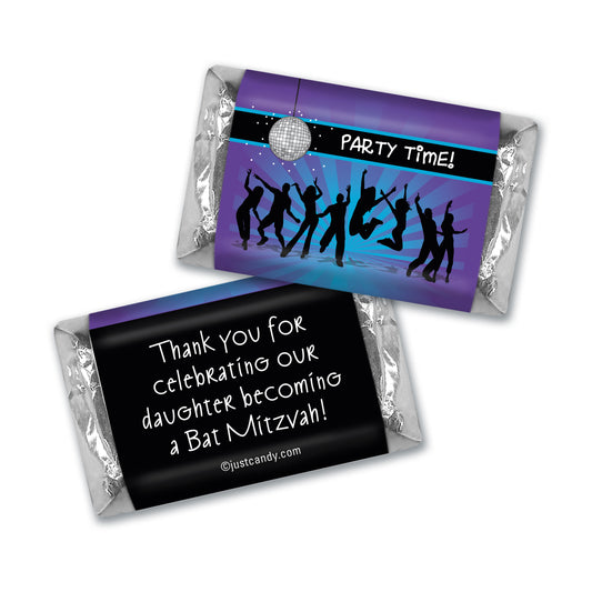 Bat Mitzvah Personalized Hershey's Miniatures Disco Dance