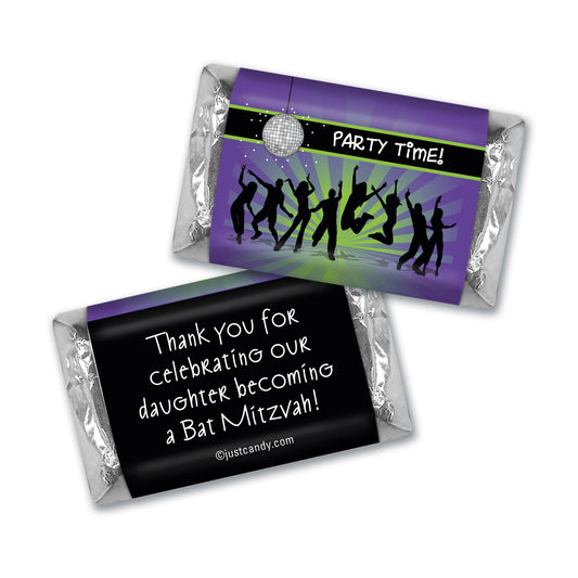 Bat Mitzvah Personalized Hershey's Miniatures Disco Dance