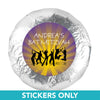 Bar & Bat Mitzvah 1.25" Sticker Disco Dance (48 Stickers)