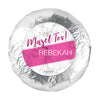 Personalized Bat Mitzvah Marble 1.25" Sticker (48 Stickers)